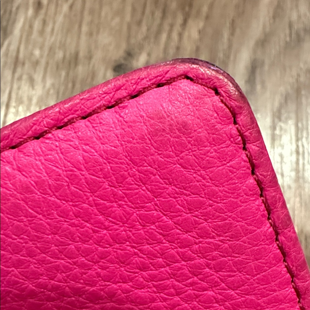 Fossil Emma Mini Multi Function Pink Leather Wall… - image 6